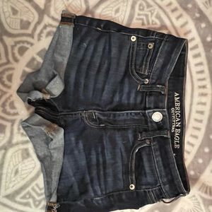 high tide dark blue jean shorts from holister